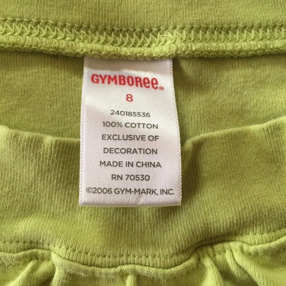 Gymboree 3 pc Imaginary Friends Panda Green Top & Black Denim Jeans & Pink Socks - Picture 4 of 10